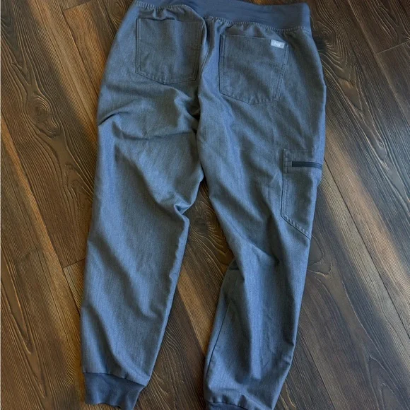 Figs Joggers with Teal Drawstring - Picture 4 of 7